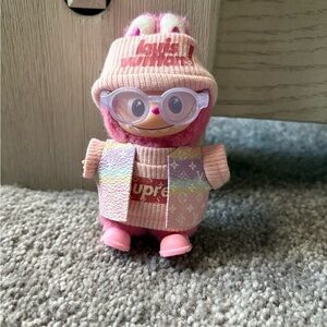 Pink pastel L outfit for mini labubu (pin for love size)